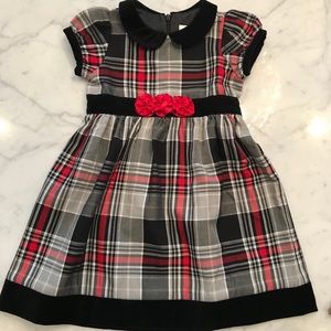 Hanna Andersson dress with matching hair bow